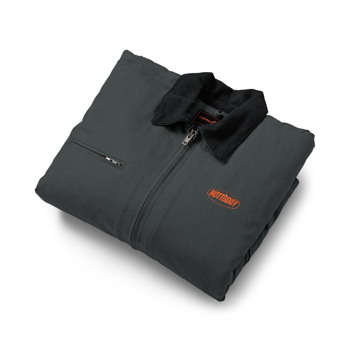 NOTTODAY® — THE RIGID SHELL (Duck Cloth Work Jacket)