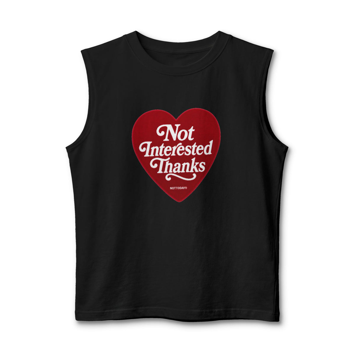 NOTTODAY® — Not Interested Thanks Heart Rug